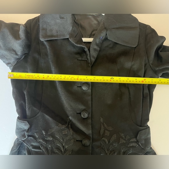 Embroidered Victorian Gothic Military Frock Coat Steampunk Bespoke M - Picture 11 of 16